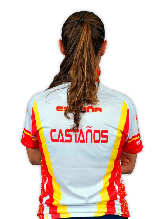 Camiseta competicion mujer equipacion nacional RFETA (La Liga)