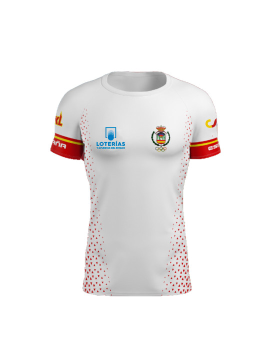 Camiseta competicion hombre equipacion nacional RFETA (Logo Loterias)