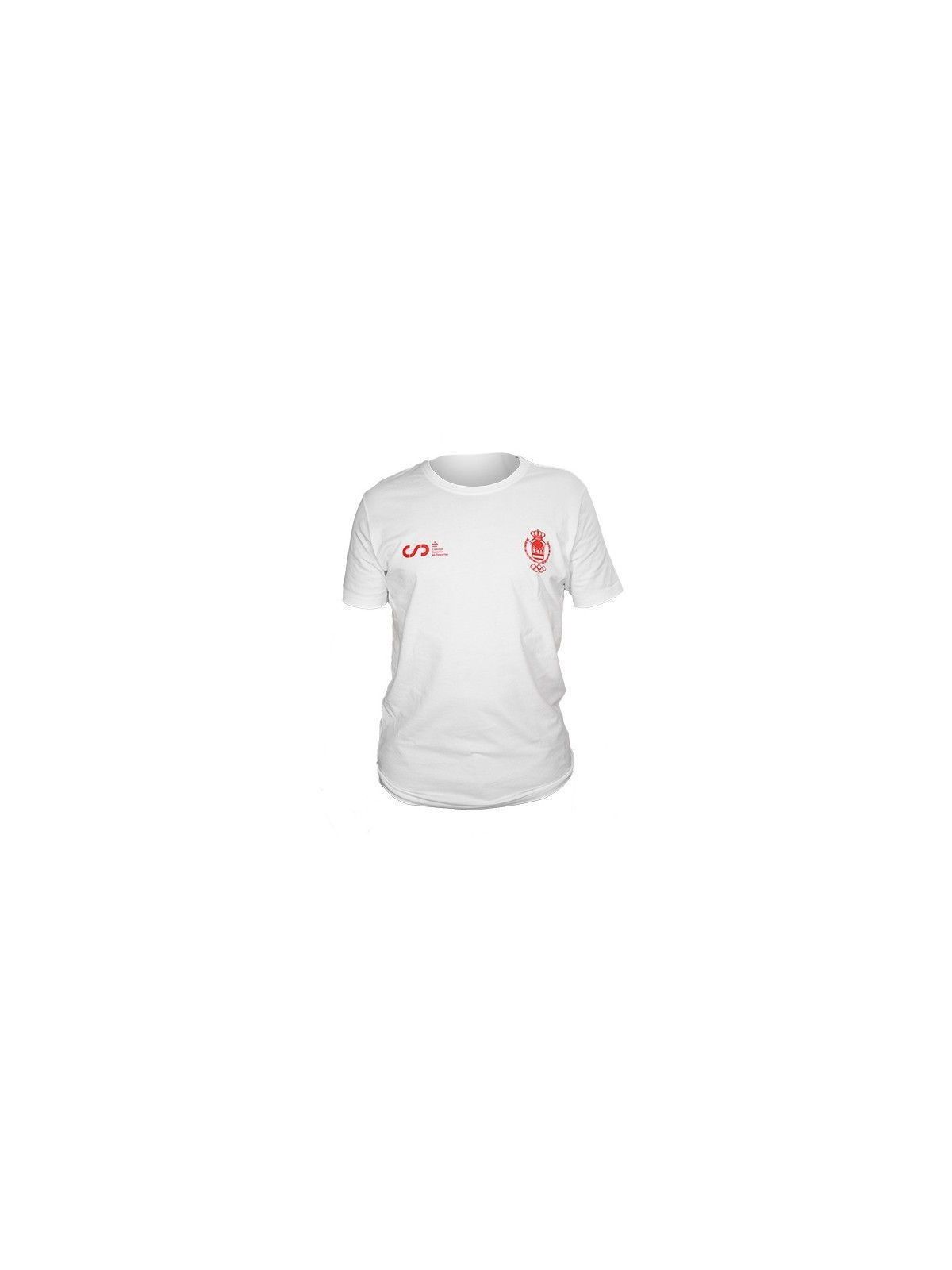 Camiseta blanca equipación nacional RFETA