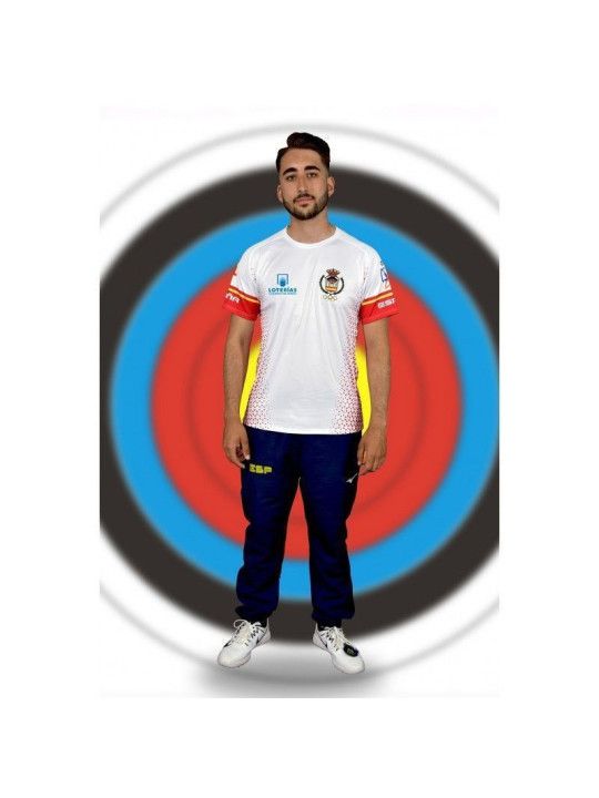Camiseta competicion hombre equipacion nacional RFETA (Logo Loterias)